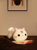 Kitty Cat Cuddle Pillow - Cylindrical Long Bedside Cute Nap Pillow for Sofa