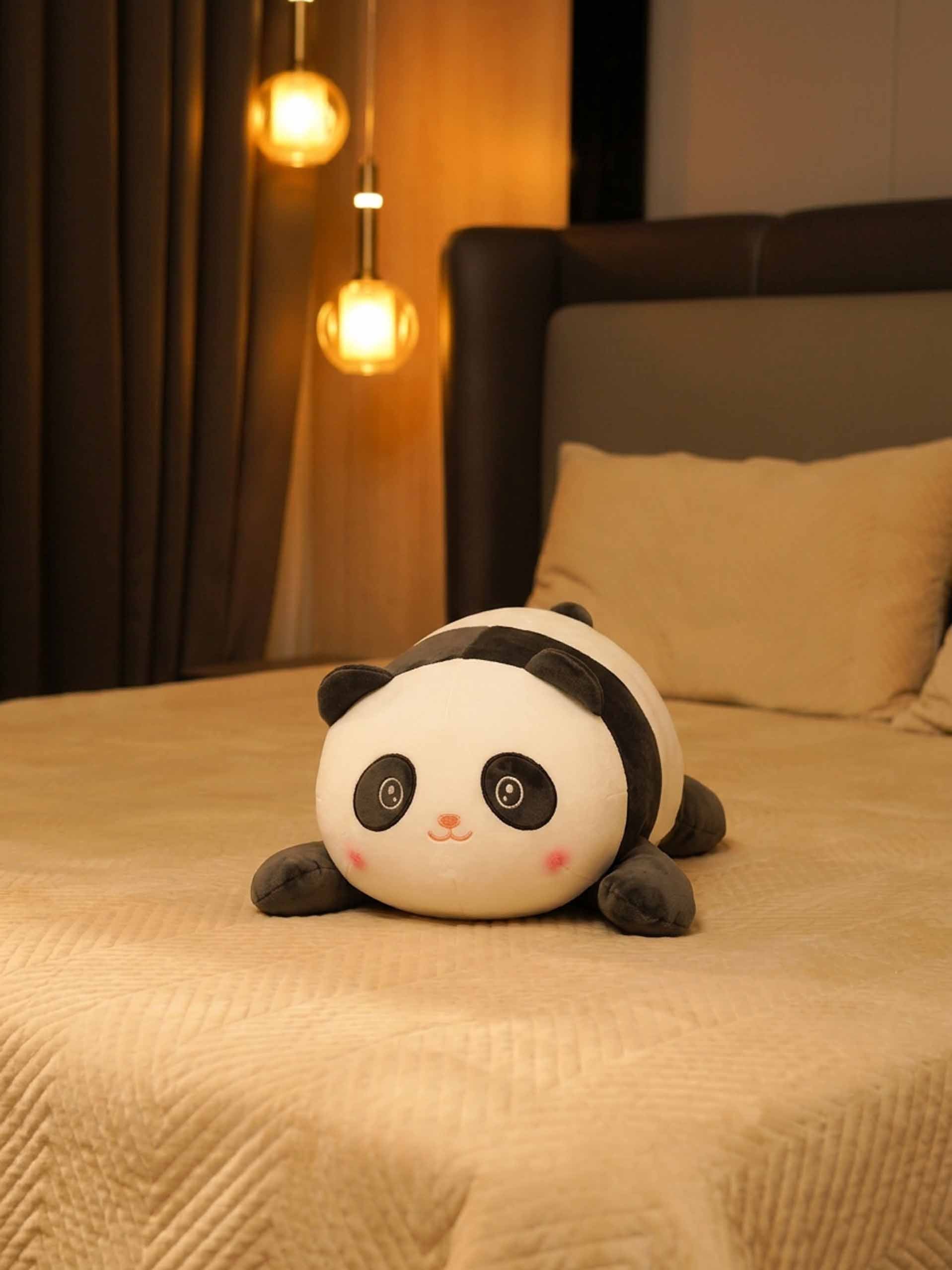 Snuggle Seeker Panda Cuddle Pillow - Cute Panda Bed Cushion Home Decor