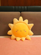 Sunny or Cloudy Blissfully Happy Comfy Cushies - Home Decor Pillow Soft & Cute Sofa Cushion